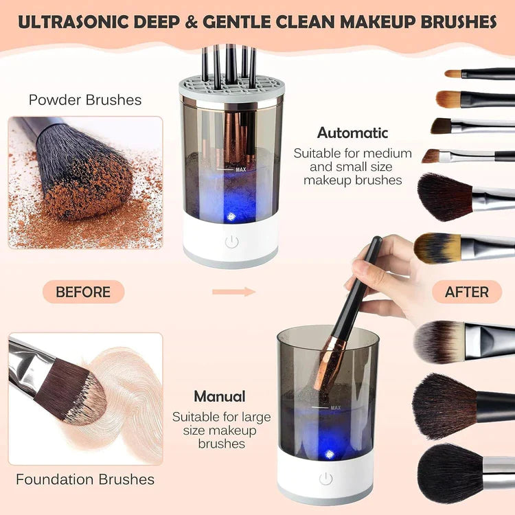 Makeup Brush Cleaning and Drying Stand.Elevate your beauty game by ensuring your brushes are always fresh, clean, and ready to use!